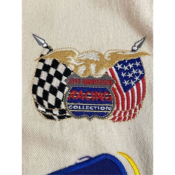 Miller Lite Vintage Rusty Wallace coat by Jeff Hamilton XL - Picture 6 of 10